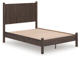 Pamytta Brown Full Panel Platform Bed by Ashley at Eve Furniture