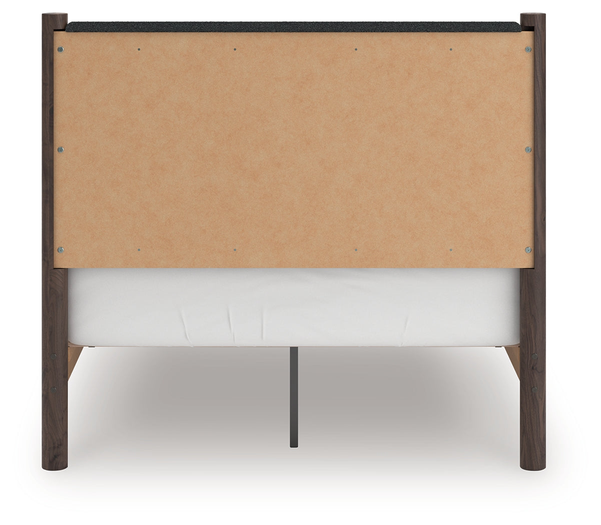 Pamytta Brown Full Upholstered Panel Platform Bed by Ashley at Eve Furniture