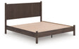 Pamytta Brown King Panel Platform Bed by Ashley at Eve Furniture