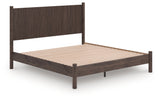 Pamytta Brown King Panel Platform Bed by Ashley at Eve Furniture