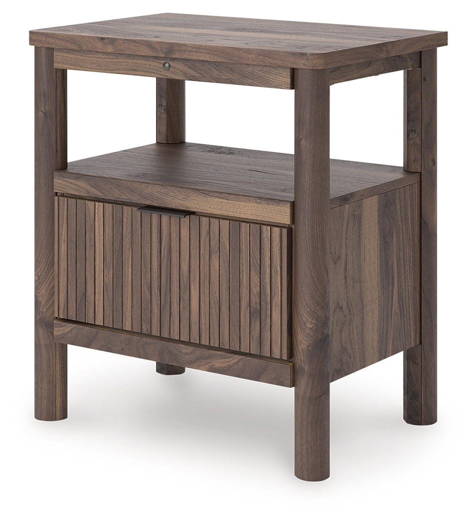 Pamytta Brown Nightstand by Ashley at Eve Furniture