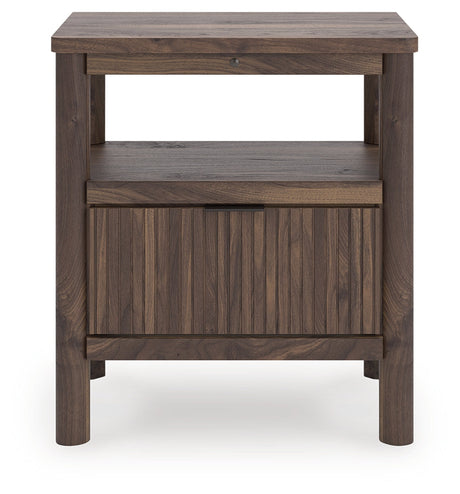 Pamytta Brown Nightstand by Ashley at Eve Furniture