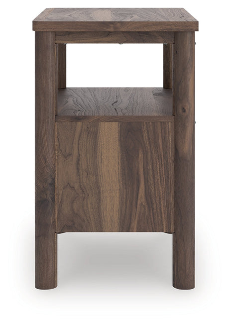 Pamytta Brown Nightstand by Ashley at Eve Furniture