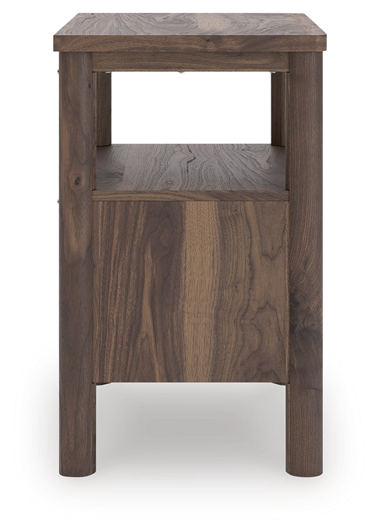 Pamytta Brown Nightstand by Ashley at Eve Furniture
