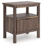 Pamytta Brown Nightstand by Ashley at Eve Furniture