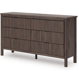 Pamytta Brown Panel Bedroom Setv by Ashley at Eve Furniture
