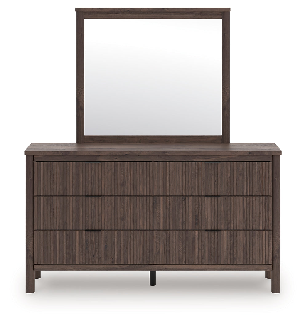 Pamytta Brown Panel Bedroom Setv by Ashley at Eve Furniture