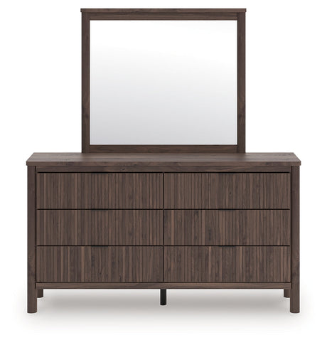 Pamytta Brown Panel Bedroom Setv by Ashley at Eve Furniture