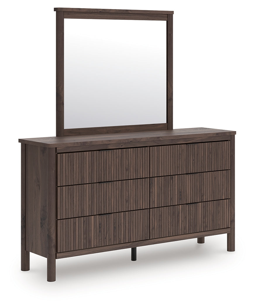 Pamytta Brown Panel Bedroom Setv by Ashley at Eve Furniture