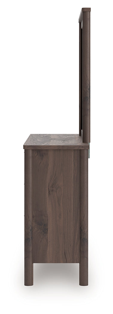 Pamytta Brown Panel Bedroom Setv by Ashley at Eve Furniture