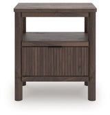 Pamytta Brown Panel Bedroom Setv by Ashley at Eve Furniture