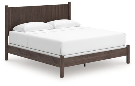 Pamytta Brown Panel Bedroom Setv by Ashley at Eve Furniture