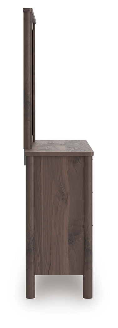 Pamytta Brown Panel Bedroom Setv by Ashley at Eve Furniture