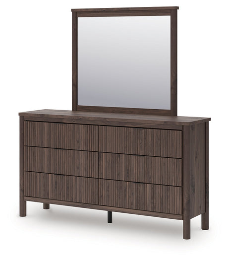 Pamytta Brown Panel Bedroom Setv by Ashley at Eve Furniture