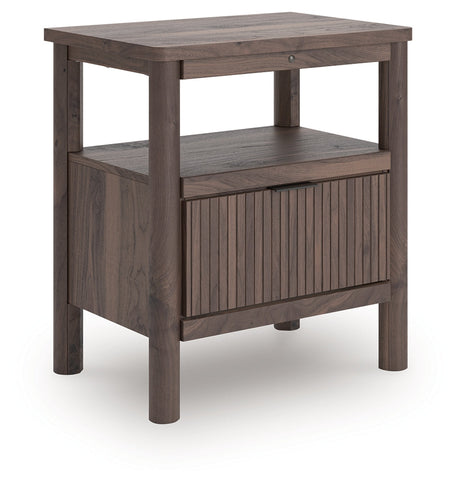 Pamytta Brown Panel Bedroom Setv by Ashley at Eve Furniture