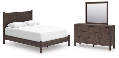 Pamytta Brown Panel Bedroom Setv by Ashley at Eve Furniture
