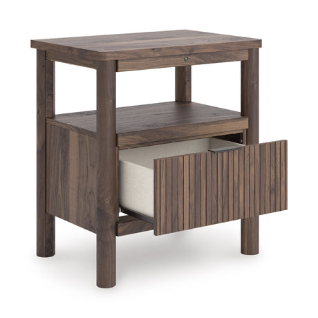 Pamytta Brown Panel Platform Bedroom Set by Ashley at Eve Furniture