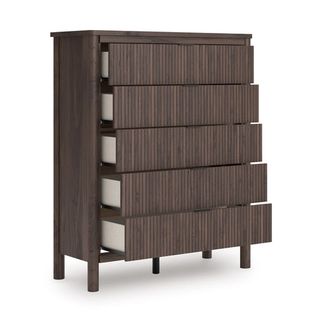 Pamytta Brown Panel Platform Bedroom Set by Ashley at Eve Furniture
