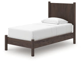 Pamytta Brown Twin Panel Platform Bed by Ashley at Eve Furniture