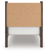 Pamytta Brown Twin Panel Platform Bed by Ashley at Eve Furniture