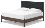 Pamytta Brown Upholstered Platform Bedroom Set by Ashley at Eve Furniture