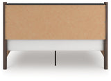 Pamytta Brown Upholstered Platform Bedroom Set by Ashley at Eve Furniture