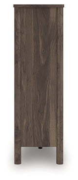 Pamytta Brown Wide Chest of Drawers by Ashley at Eve Furniture