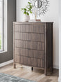 Pamytta Brown Wide Chest of Drawers by Ashley at Eve Furniture