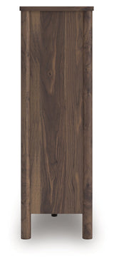 Pamytta Brown Wide Chest of Drawers by Ashley at Eve Furniture