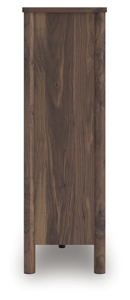 Pamytta Brown Wide Chest of Drawers by Ashley at Eve Furniture