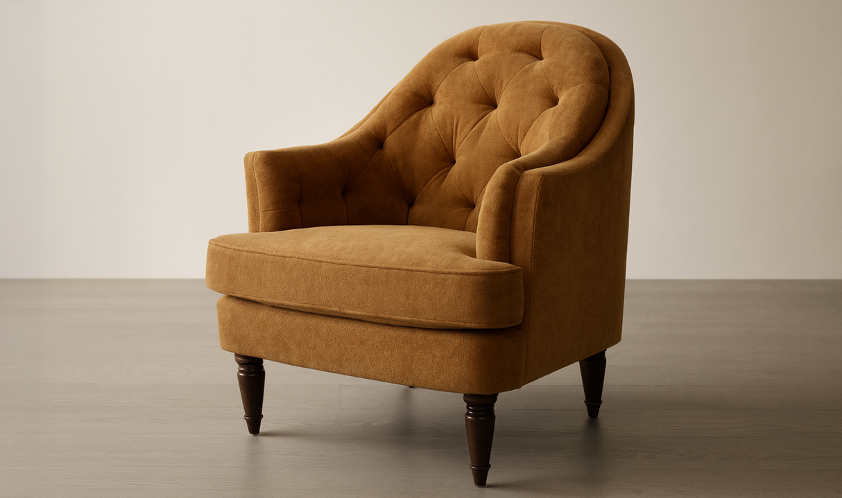 Pandora Accent Chair Ginger by Moe's Home at Eve Furniture