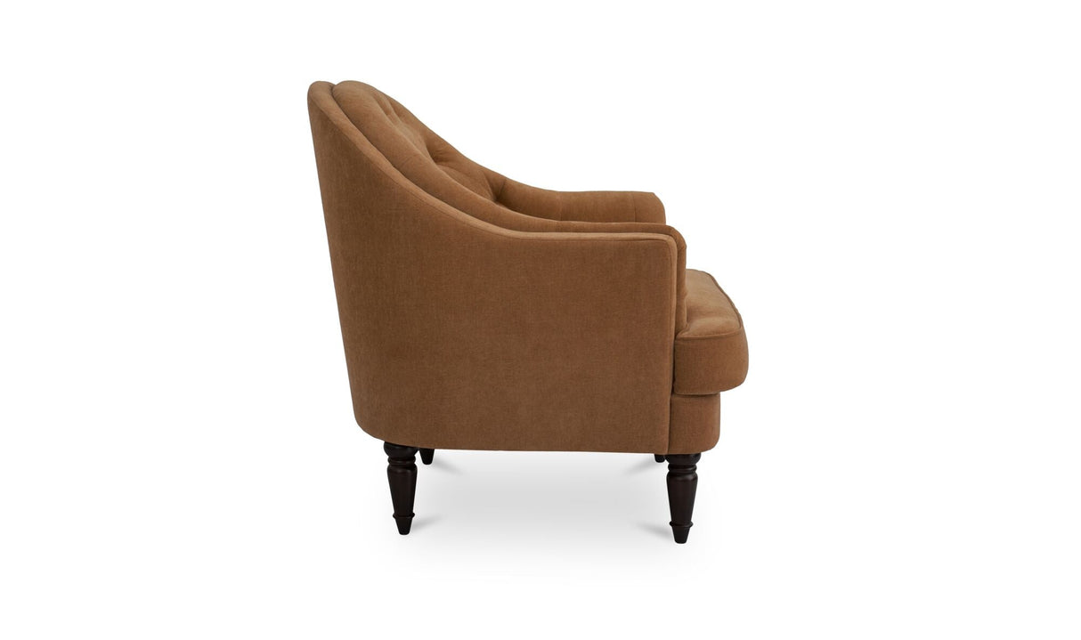 Pandora Accent Chair Ginger by Moe's Home at Eve Furniture
