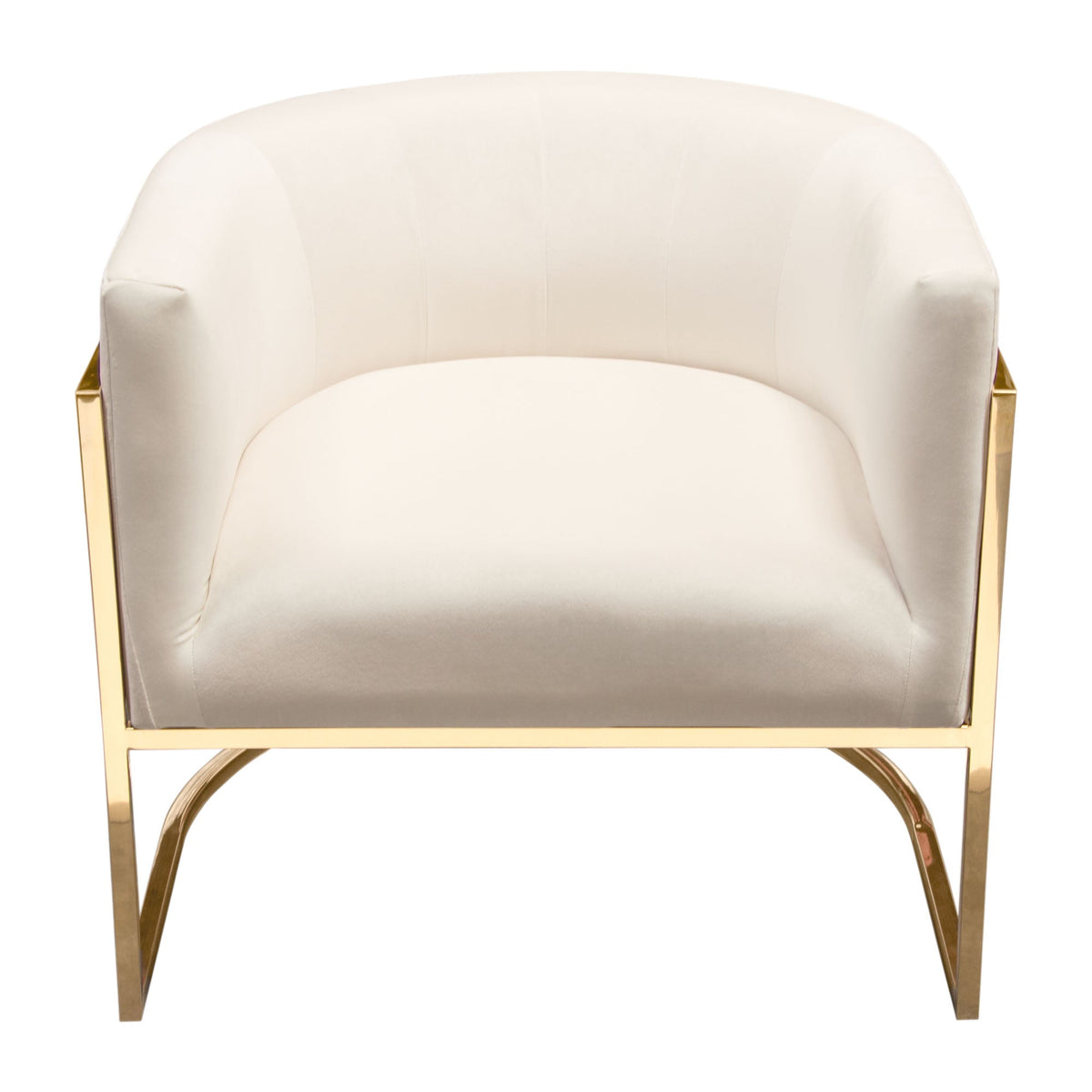 Pandora Cream Accent Chair by Diamond Sofa at Eve Furniture