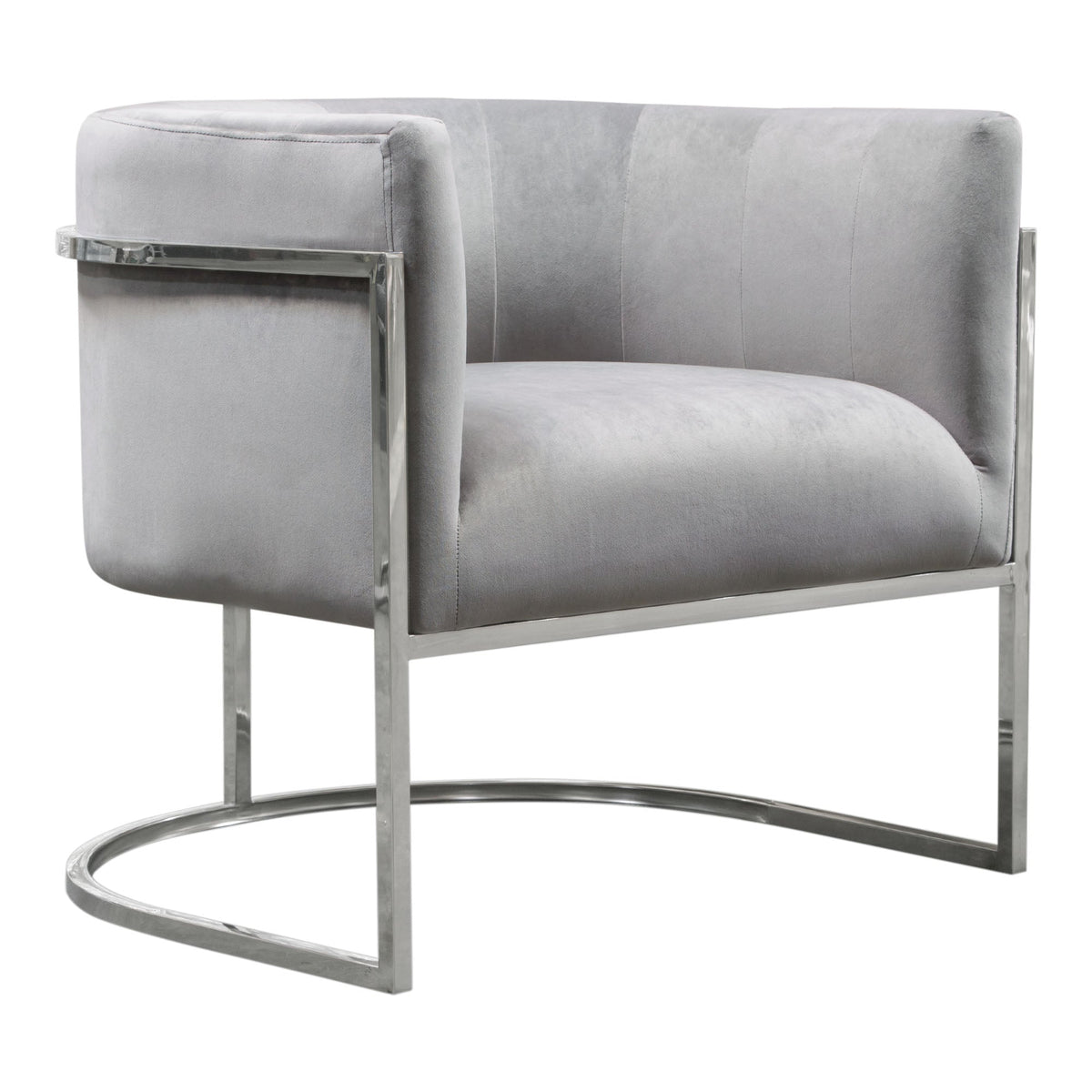 Pandora Grey Accent Chair by Diamond Sofa at Eve Furniture