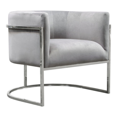 Pandora Grey Accent Chair by Diamond Sofa at Eve Furniture
