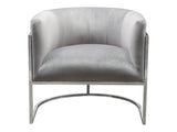 Pandora Grey Accent Chair by Diamond Sofa at Eve Furniture