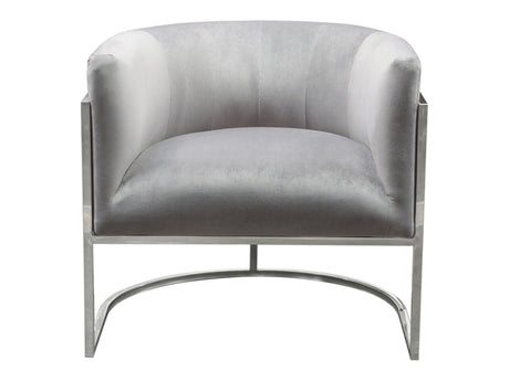 Pandora Grey Accent Chair by Diamond Sofa at Eve Furniture