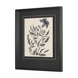 Pandora Plant by Cristina Bartl Villa Hand-Embellished Textured Framed Artwork Matted under Glass by Mercana at Eve Furniture