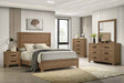 Panelli Walnut 5-Piece Queen Bedroom Set (2N) by Furniture of America at Eve Furniture