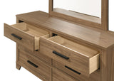 Panelli Walnut Dresser by Furniture of America at Eve Furniture