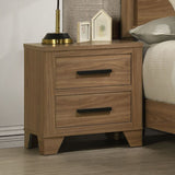 Panelli Walnut Nightstand by Furniture of America at Eve Furniture