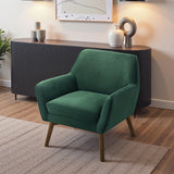 Panom Forest Green Velvet Lounge Chair by Ashcroft Furniture at Eve Furniture