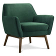 Panom Forest Green Velvet Lounge Chair by Ashcroft Imports at Eve Furniture