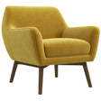 Panom Gold Velvet Lounge Chair by Ashcroft Imports at Eve Furniture