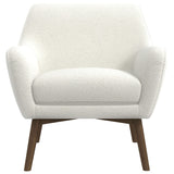 Panom White Boucle Lounge Chair by Ashcroft Furniture at Eve Furniture