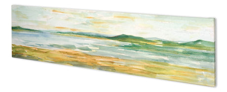 Panoramic Seascape I by Ethan Harper a Hand Embellished Textured Canvas by Mercana at Eve Furniture