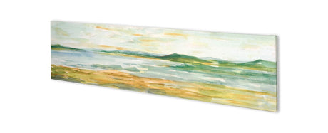 Panoramic Seascape I by Ethan Harper a Hand Embellished Textured Canvas by Mercana at Eve Furniture