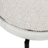 Pansy Cream Outdoor Dining Chair by TOV Furniture at Eve Furniture