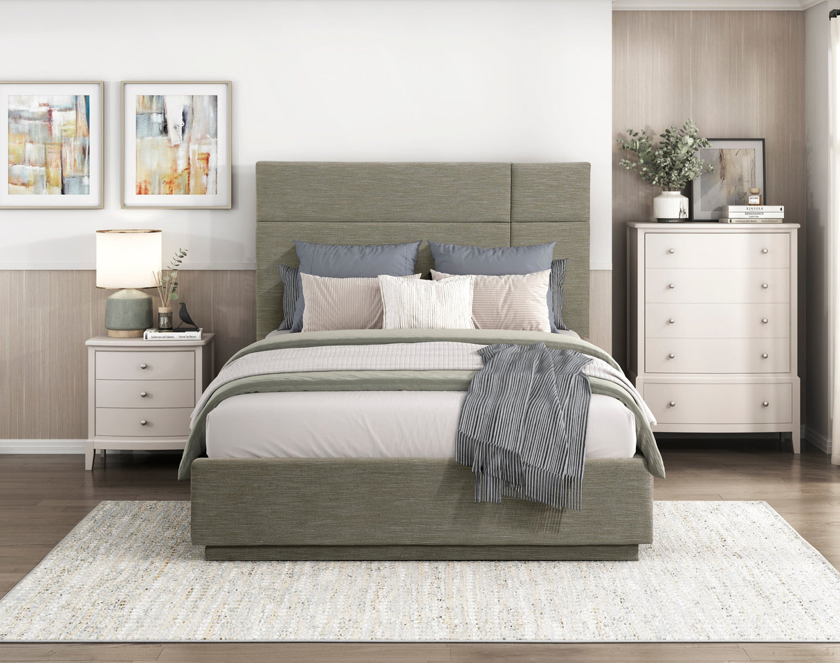 Paola Forest Green California King Platform Bed by Homelegance at Eve Furniture