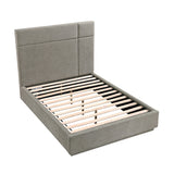 Paola Forest Green Full Upholstered Platform Bed by Homelegance at Eve Furniture